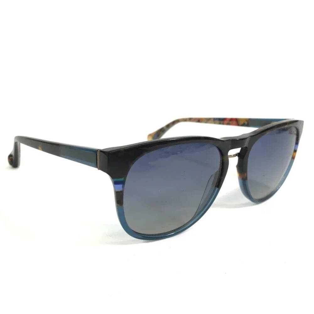 Robert Graham Sunglasses WARREN TOR Tortoise Blue Frames w/ Blue Gradient Lenses
